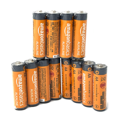 12 AA Batteries- Amazon Basics brand